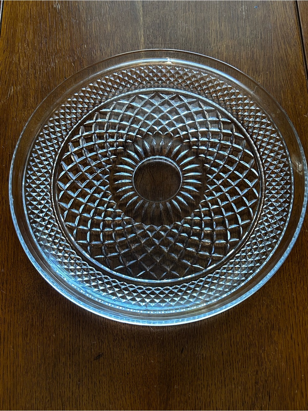 Anchor Hocking Wexford Glass Serving Platter